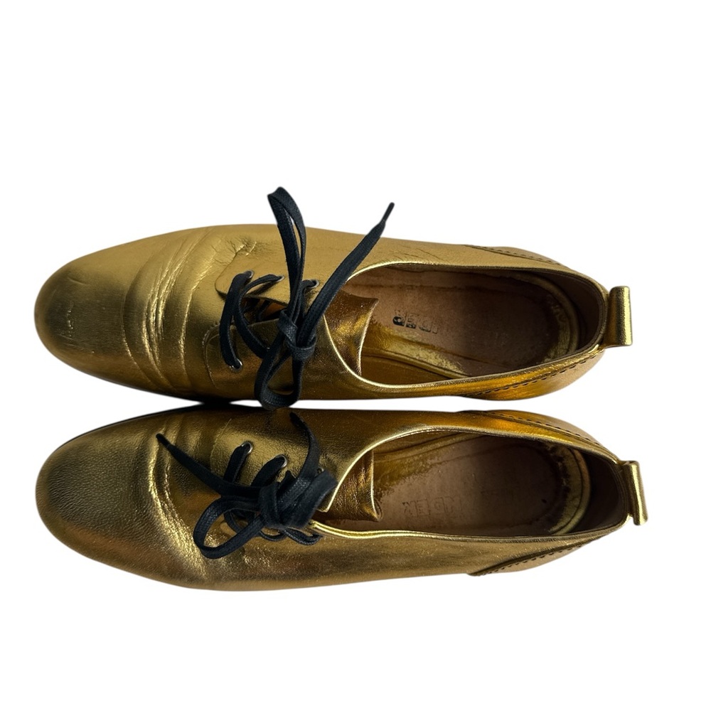 Jil Sander Navy Gold Oxford Shoes with Classic Design size 36 - Picture 4 of 7